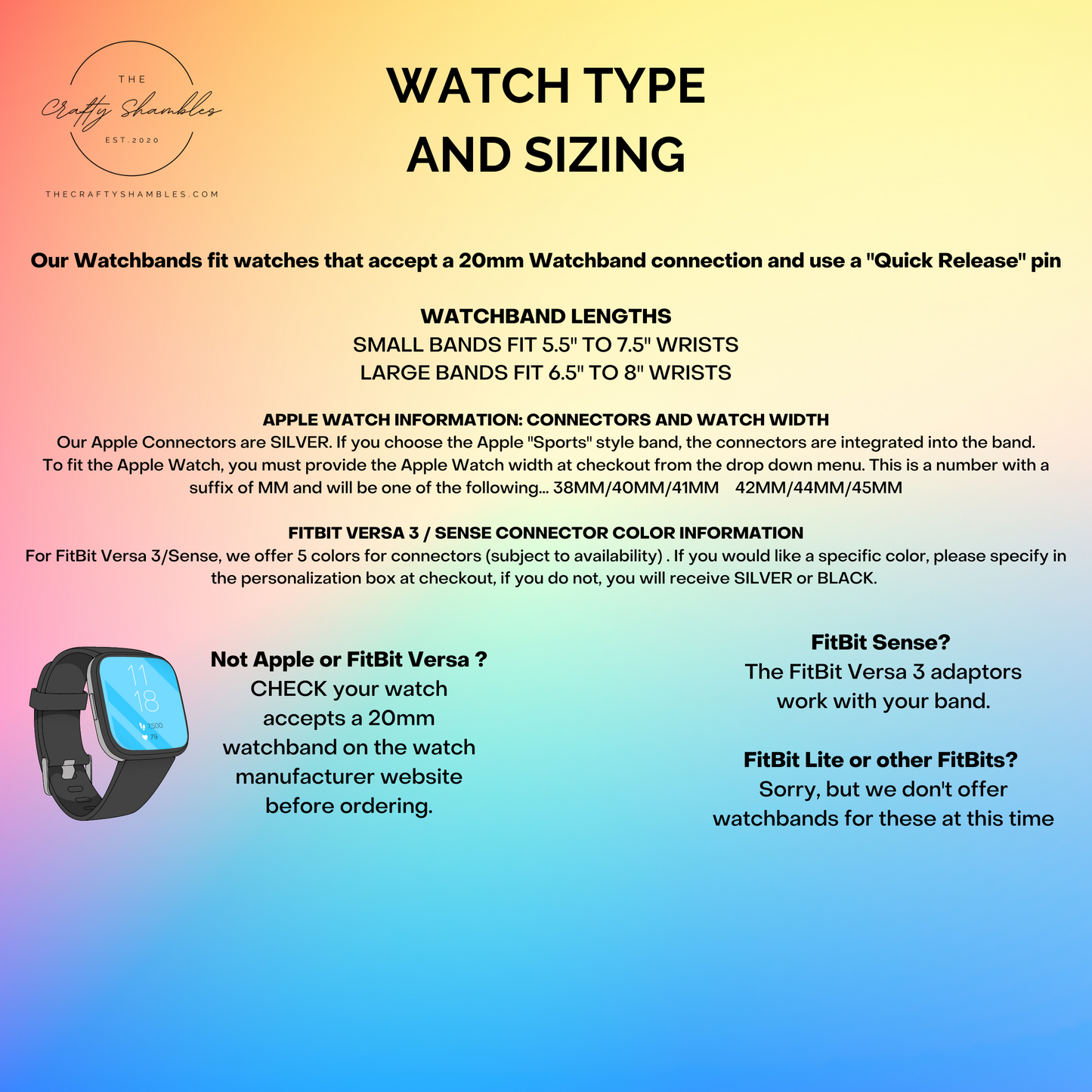 Your Pet On Your Watchband - Watchband for Apple, Select Samsung, Fitbit, 20mm Watches