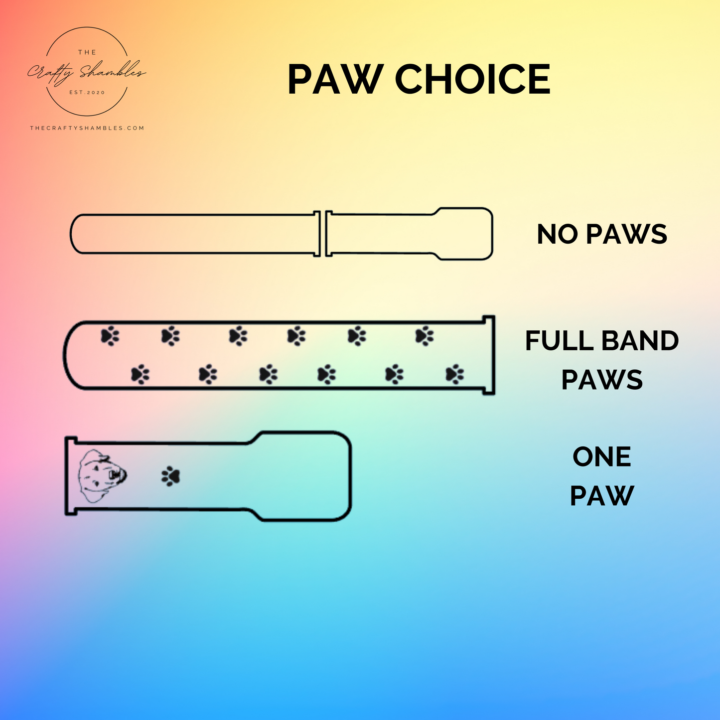 Your Pet On Your Watchband - Watchband for Apple, Select Samsung, Fitbit, 20mm Watches