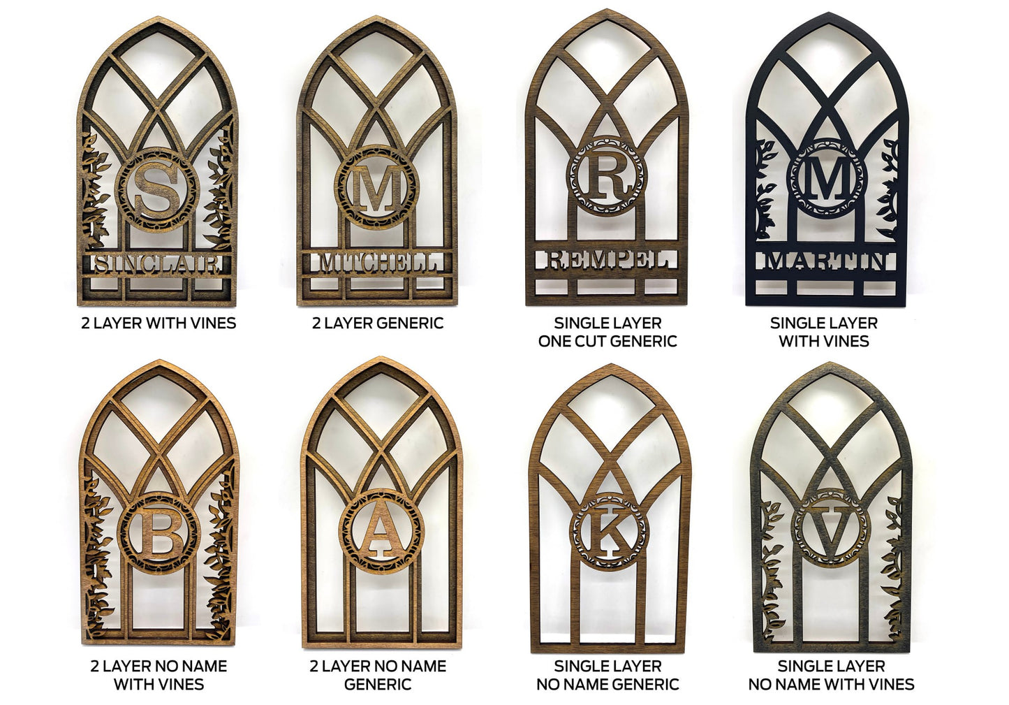 Personalized Arch Window Shelf Wall Decoration