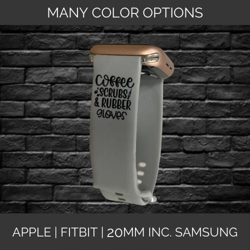 Medical Field Multiple Design Option Band | Apple Samsung Fitbit Compatible Watchband | Multiple Colors Available