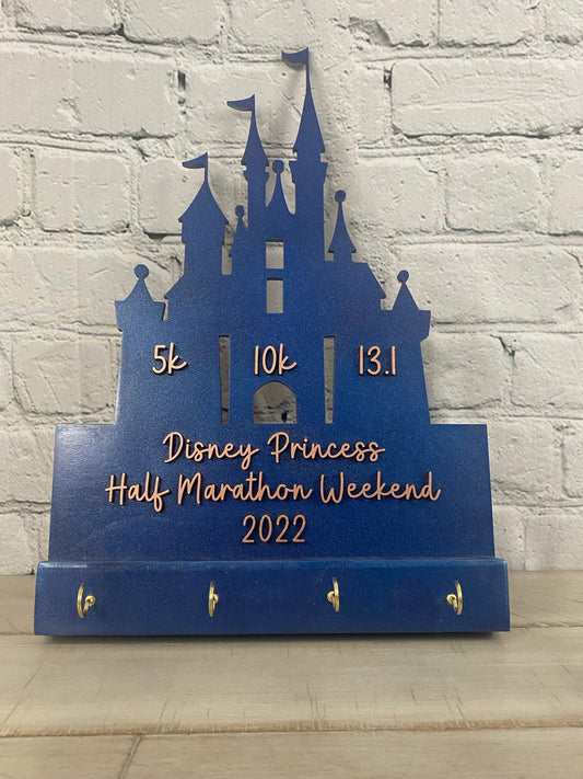 Princess Castle Medal + Bib Display