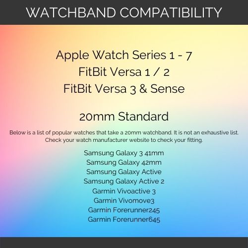 Ho Ho Ho Christmas | Apple Samsung Fitbit Compatible Watchband | Multiple Colors Available