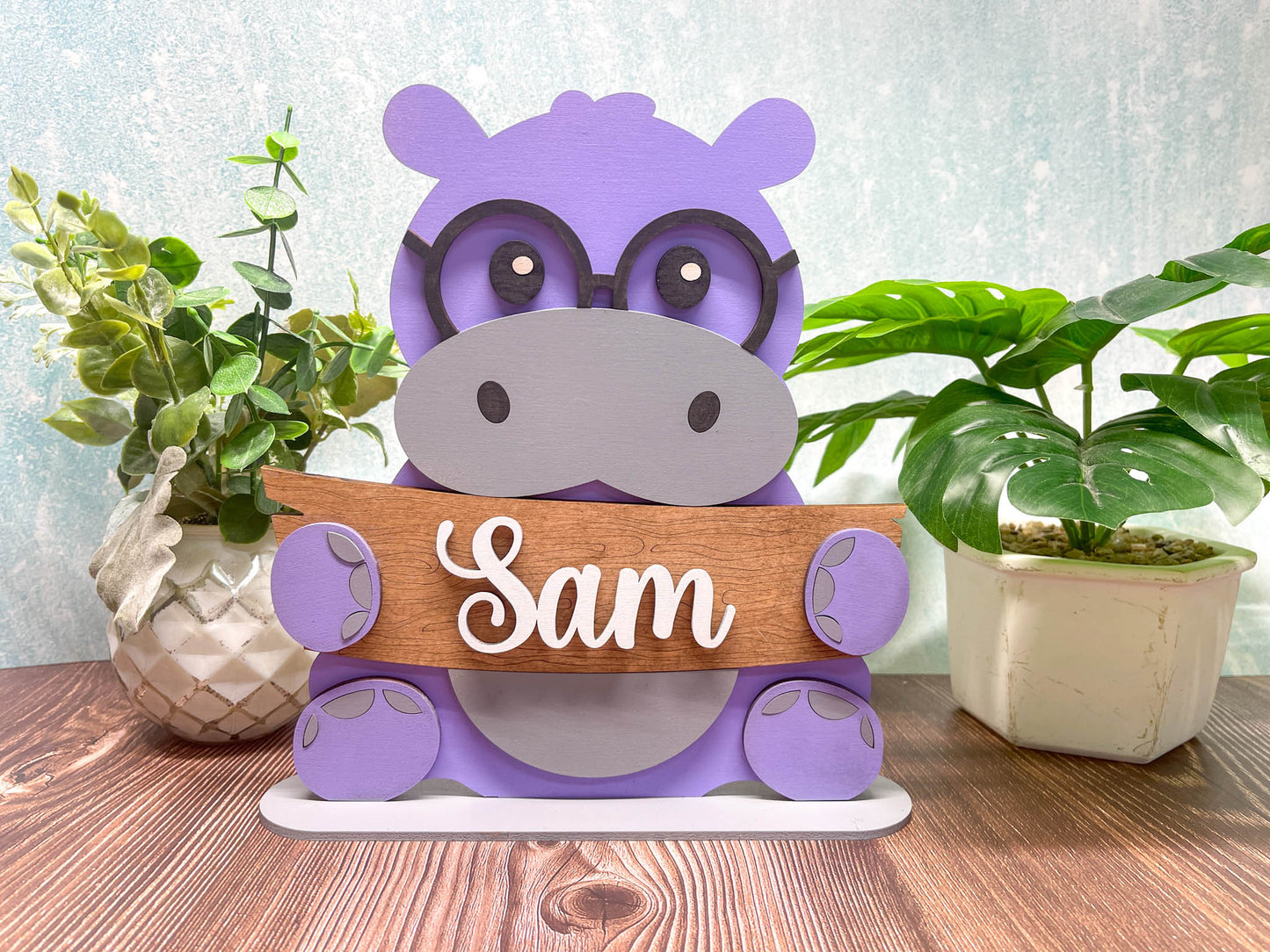 Zoo Animal Shelf Sitter - 15 to Choose From | Personalized | Stand | Shelf Sitter