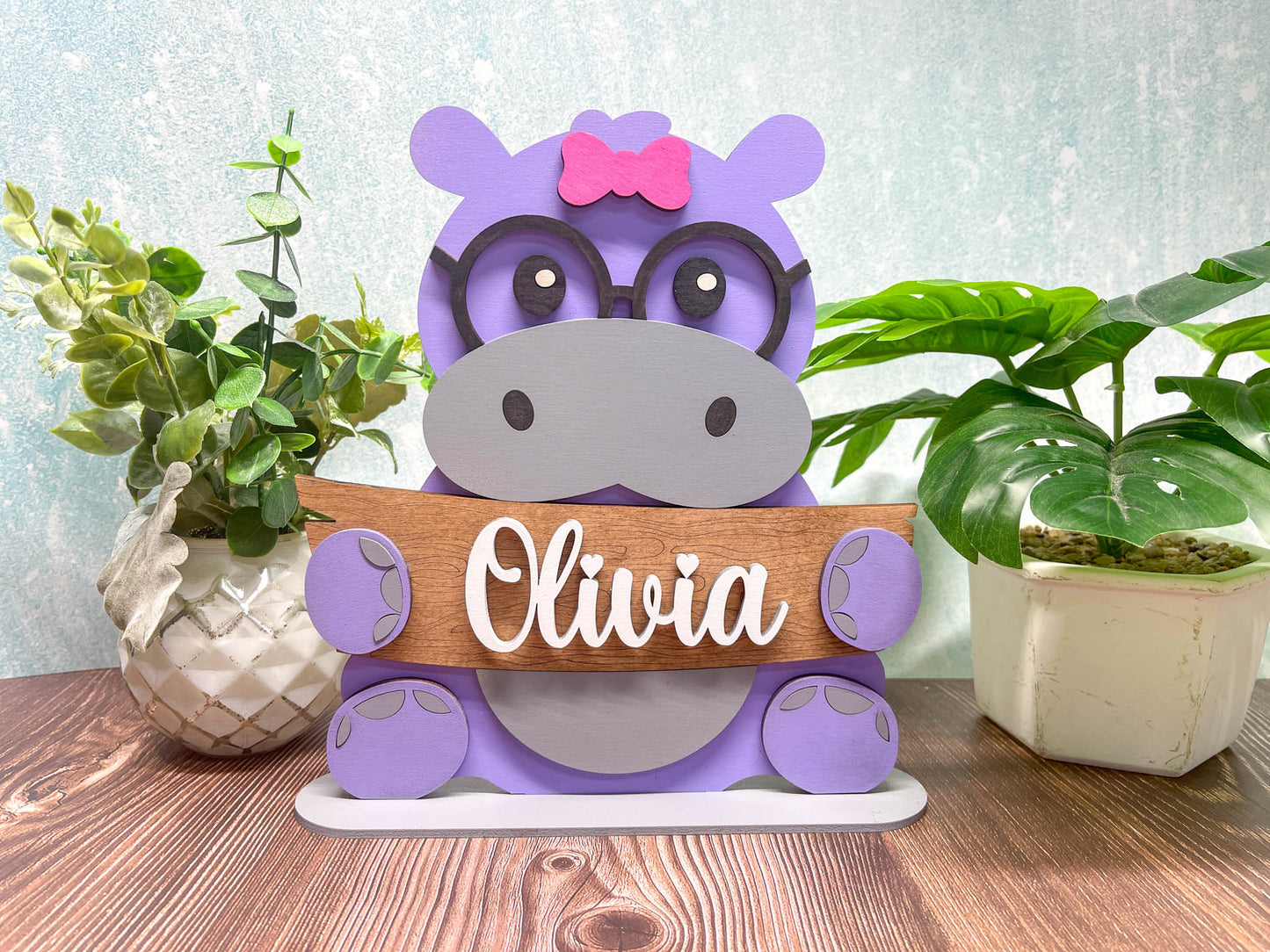 Zoo Animal Shelf Sitter - 15 to Choose From | Personalized | Stand | Shelf Sitter