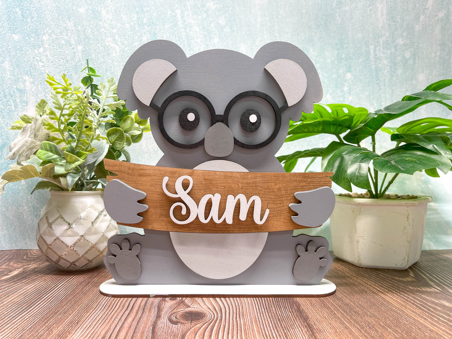 Zoo Animal Shelf Sitter - 15 to Choose From | Personalized | Stand | Shelf Sitter