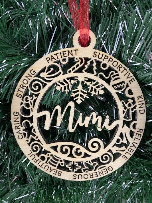 Mimi Christmas Ornament - Christmas Tree Decor