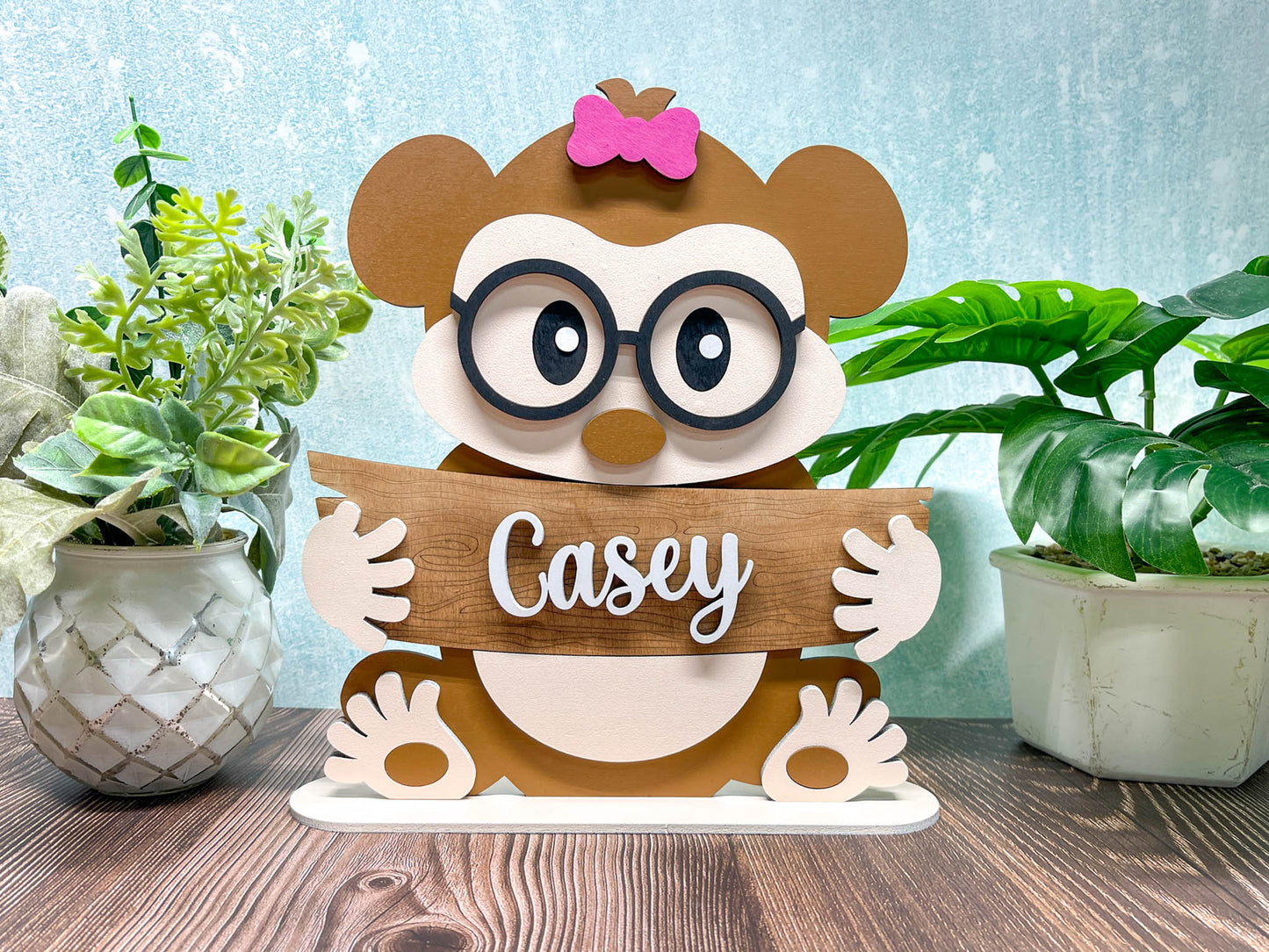 Zoo Animal Shelf Sitter - 15 to Choose From | Personalized | Stand | Shelf Sitter