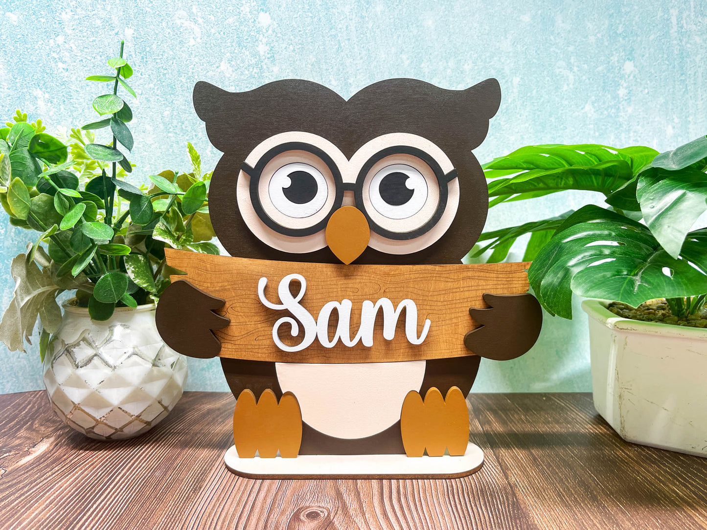 Zoo Animal Shelf Sitter - 15 to Choose From | Personalized | Stand | Shelf Sitter