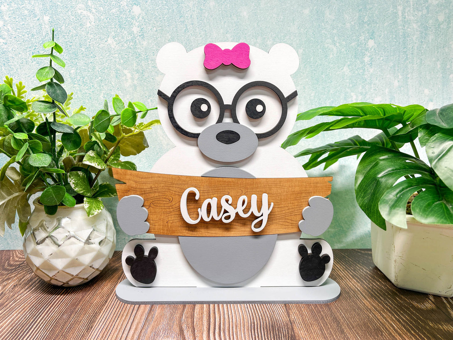 Zoo Animal Shelf Sitter - 15 to Choose From | Personalized | Stand | Shelf Sitter