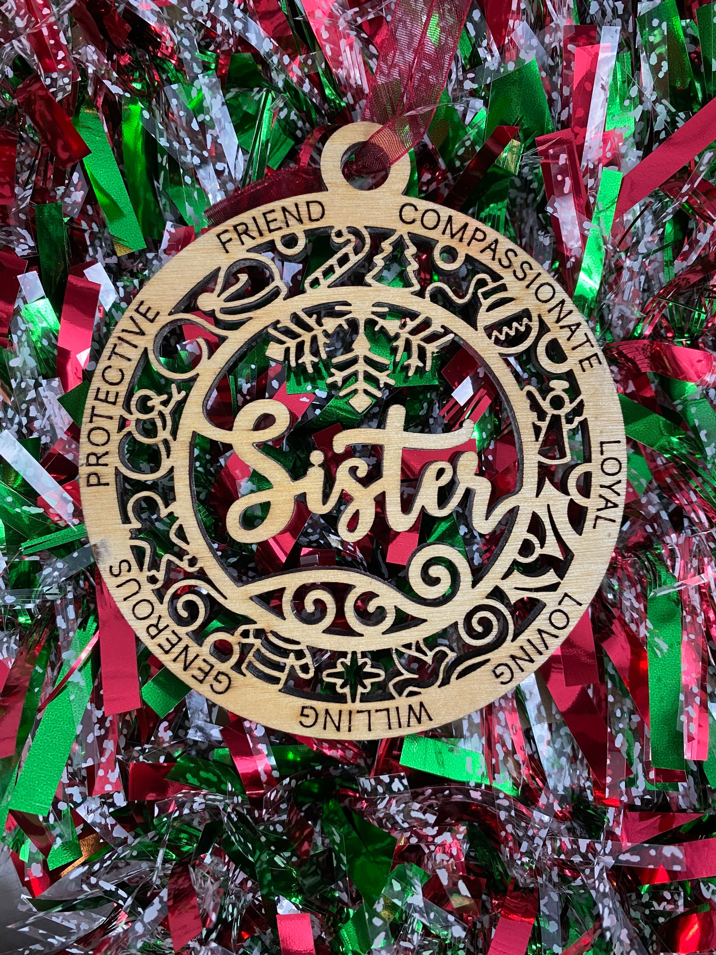 Sister (Style 2) Christmas Ornament - Christmas Tree Decor