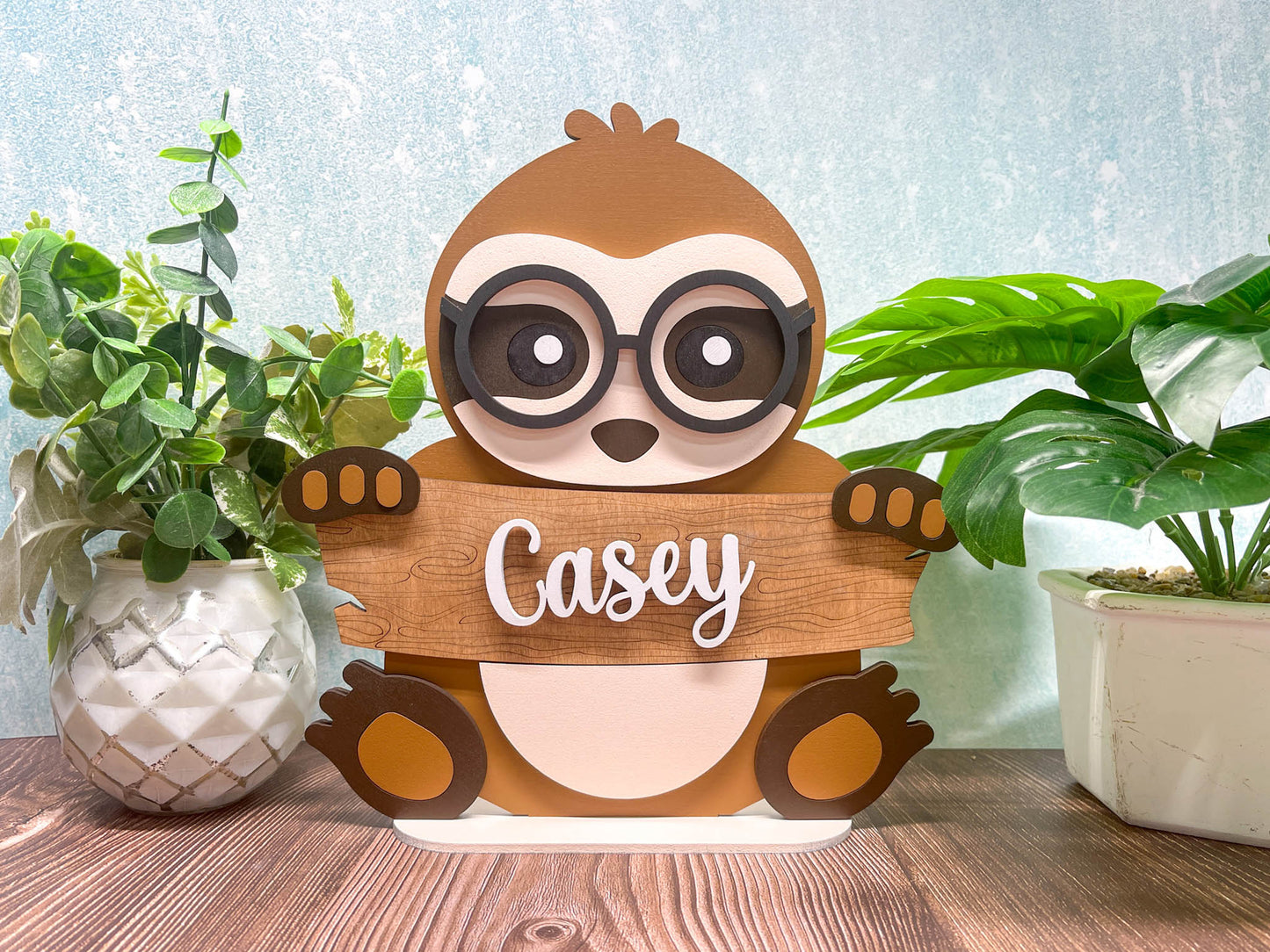 Zoo Animal Shelf Sitter - 15 to Choose From | Personalized | Stand | Shelf Sitter