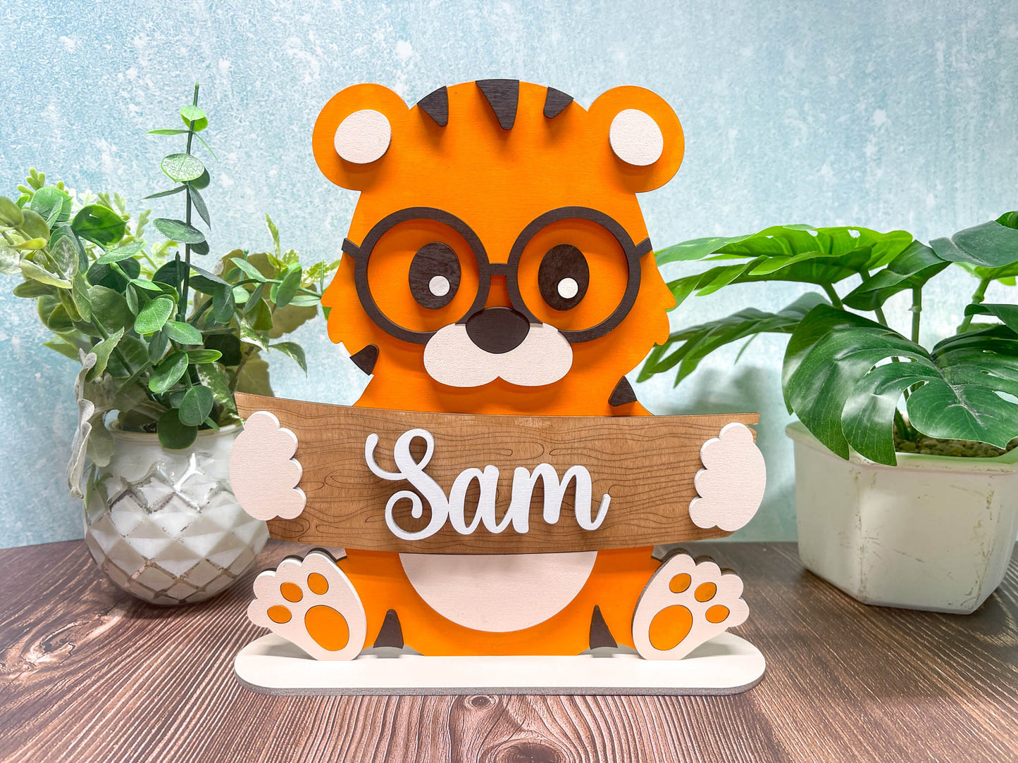 Zoo Animal Shelf Sitter - 15 to Choose From | Personalized | Stand | Shelf Sitter