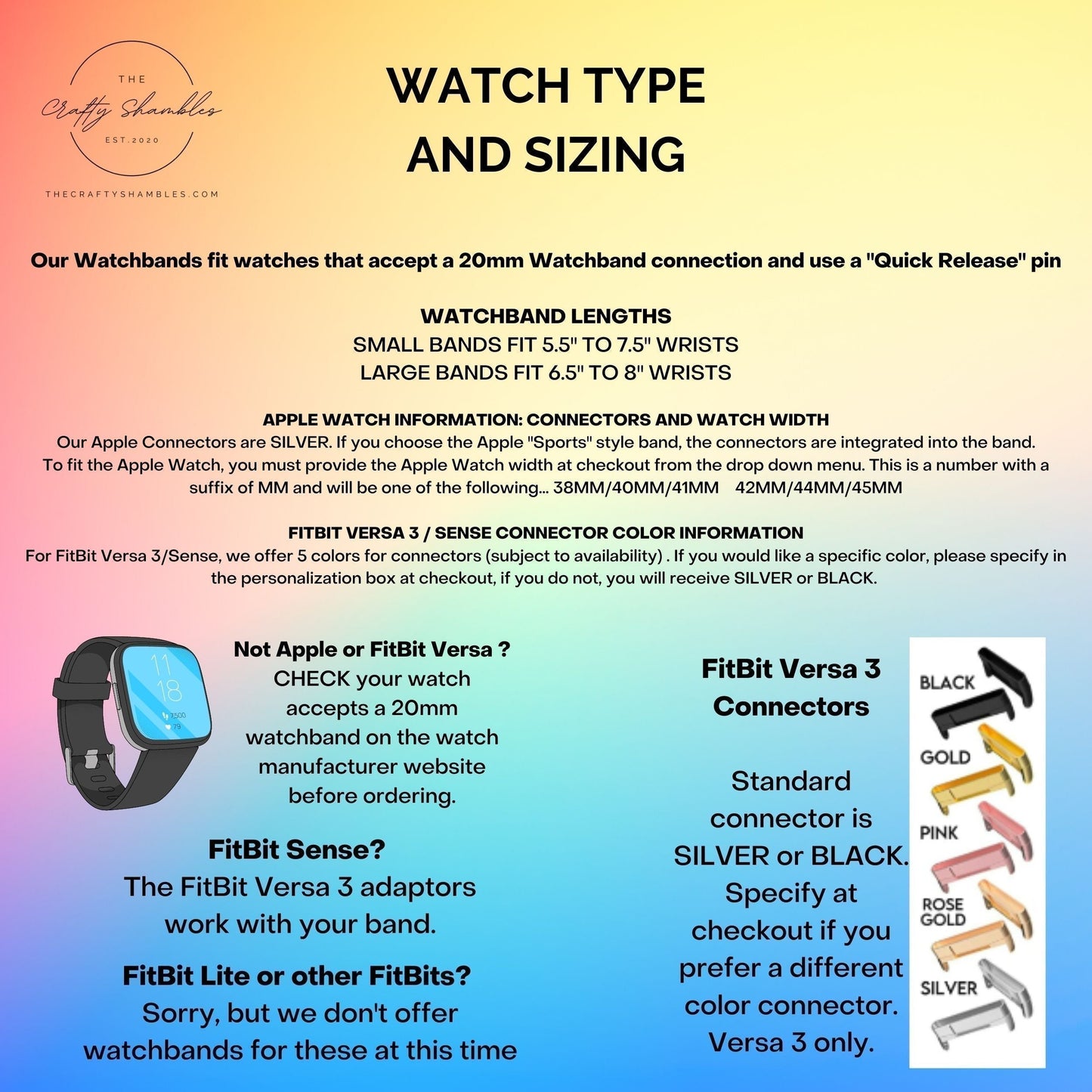 Medical Field Multiple Design Option Band | Apple Samsung Fitbit Compatible Watchband | Multiple Colors Available
